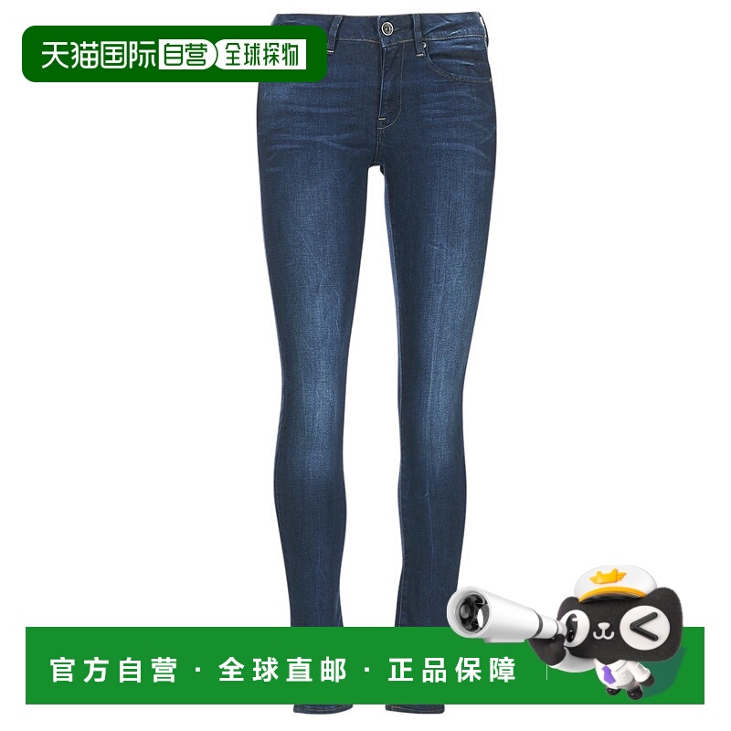 欧洲直邮G-Star Raw 女士 MIDGE ZIP MID SKINNY 牛仔裤 蓝色