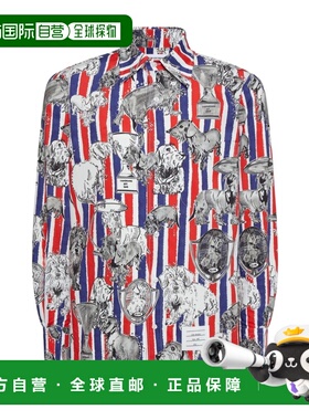 1h可退 香港直邮Thom Browne 翻领长袖衬衫 MWL272AF1128