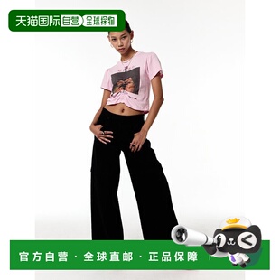 直筒裤 韩国直邮ASIF CA22DPT006BK牛仔裤 女士阔腿裤 CALIE