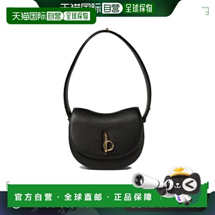 香港直邮BURBERRY 女士单肩包 8097223 AW2024 黑色 Riding Horse