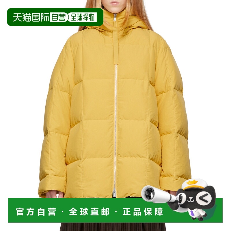 香港直邮Jil Sander 绗缝拉链羽绒服 JPPT441694-WT441100高端流