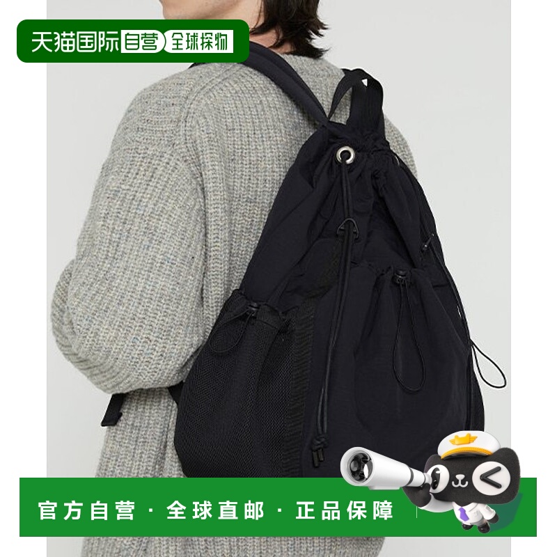 韩国直邮MIMTHEWARDROBE男士背包M233NB2BK_1 DRAWSTRING BACKPAC