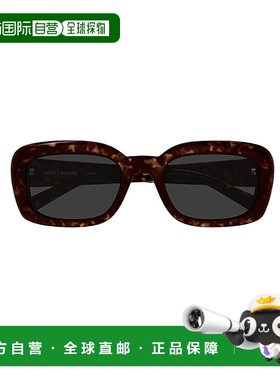 1h可退 香港直邮SAINT LAURENT 女士眼镜 SLM130006 SS2025 灰色