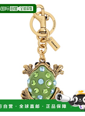 香港直邮COACH 女士手提包 CBH110B4EZ AW2025 绿色 Keychain蔻驰