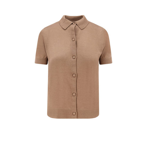 MAX MARA 女士针织衫 1346065106004 AW2025 棕色 短袖针织衫