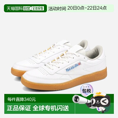 日本直邮Reebok CLUB C 85 VINTAGE 男女士低帮运动鞋 白色 (1002