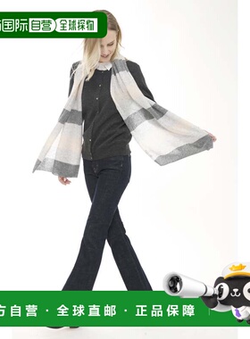 自营in2Cashmere Striped Scarf - neutral combo 美国奥莱直发