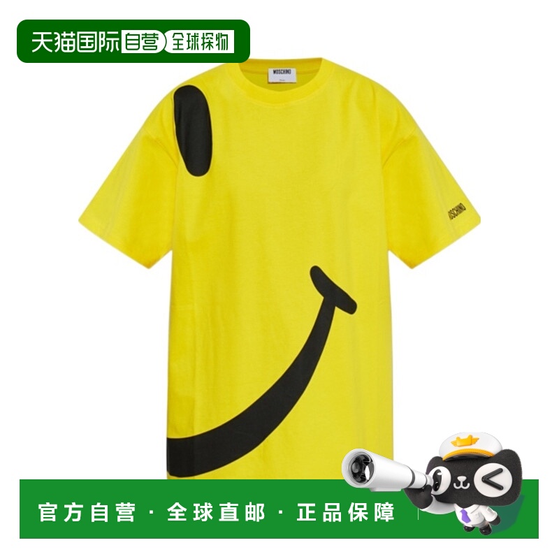 1h可退 香港直邮MOSCHINO 女士T恤 261EA071705411027 SS2026 黄