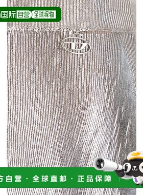 香港直邮DIESEL 女士半身裙 A155670HNAT9CJ AW2024 灰色 Silver