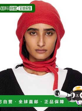 1h可退 香港直邮潮奢 Baserange 女士 红色 Tier 兜帽 ACTHRCAU25