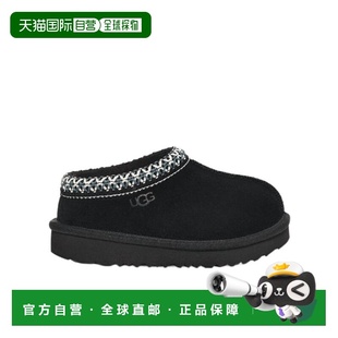 香港直邮UGG 黑色 男童休闲鞋 AW2024 圆头休 1019066TBLK 1h可退