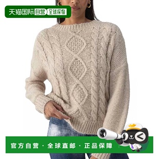 Crewneck Stitch Sweater 自营sanctuaryCozy Beige Cable