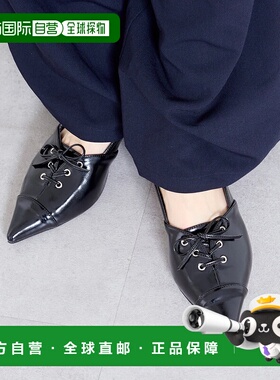 1h可退 日本直邮Kastane 女装 细跟尖头 镂空绑带高跟鞋 KAZ10523