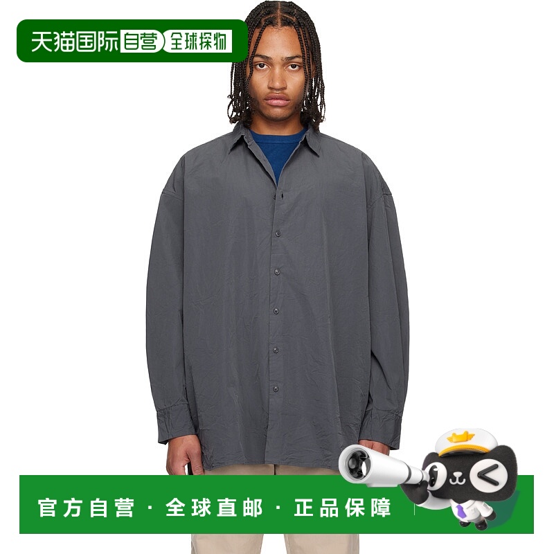 1h可退 香港直邮潮奢 Casey Casey 男士 灰色 Hamnet 衬衫 25HC30