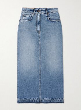 潮奢 Fortela 女士 中长裙 WJORGY00902 blue蓝色 舒适时尚