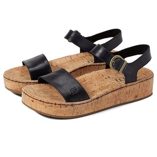 女士 Sari 凉拖 潮奢 舒适时尚 宝蕴 black黑色 born