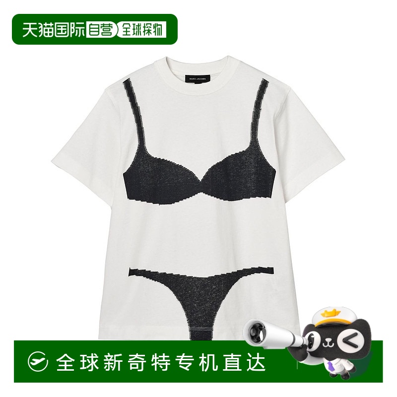 1h可退 香港直邮MARC JACOBS 女士T恤 2S5RTP050C21100 AW2025 白