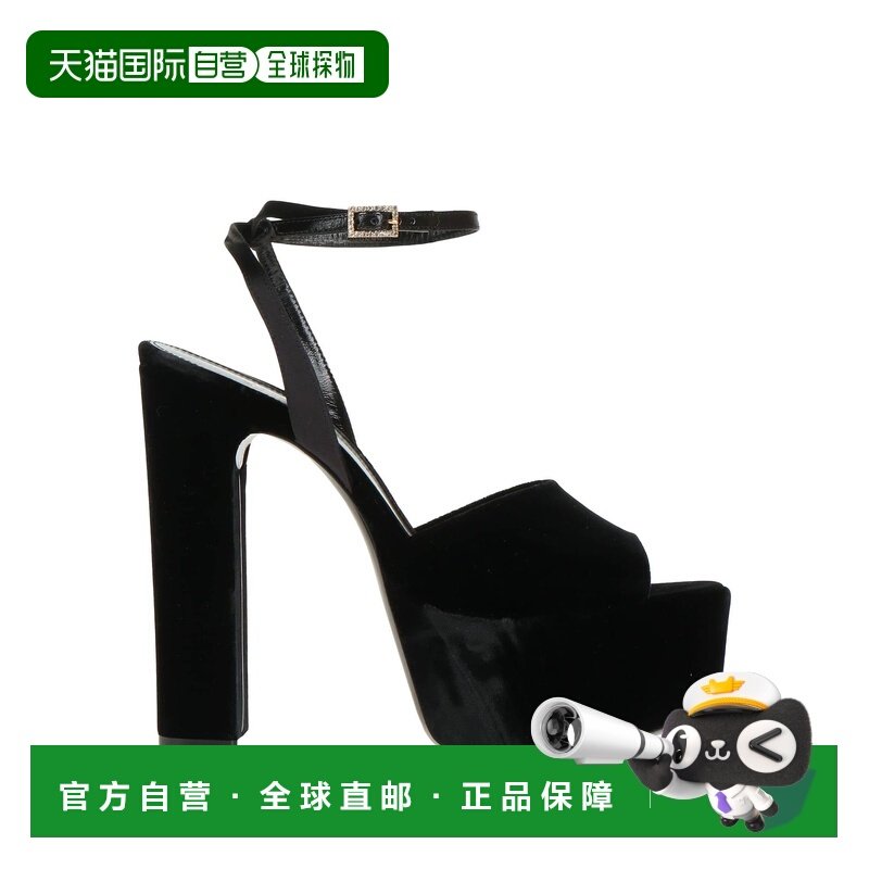 香港直邮Saint Laurent 圣罗兰 女士 凉鞋 black黑色 舒适时尚,女鞋,时装凉鞋,淘宝优惠券,粉丝福利购,淘宝优惠卷