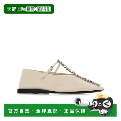 香港直邮Jil Sander 水钻芭蕾舞鞋 J15WZ0034-P7588