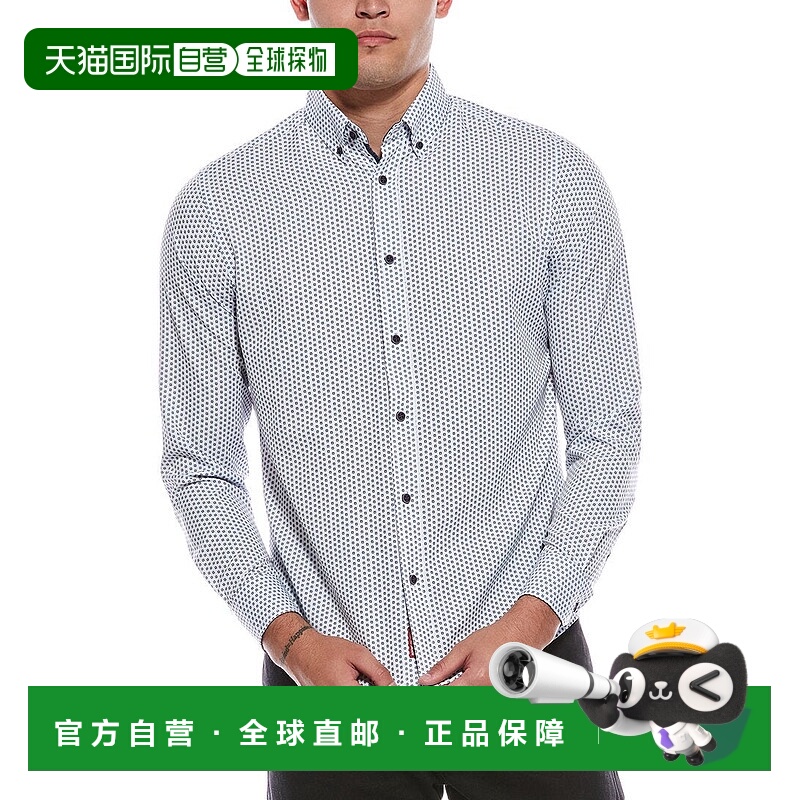 自营Report Collection Print Sport Shirt - white 美国奥莱直发