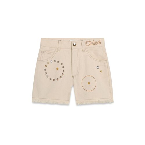 CHLOÉ 女童短裤 C20090KZ32 CO 蓝色 SHORT JEANS