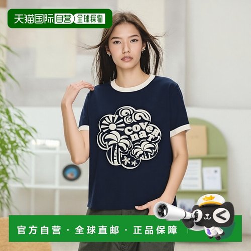 韩国直邮COVERNAT WOMAN 女士女装T恤CO2402ST71NA