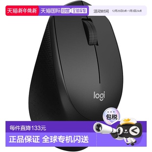无线鼠标 Logicool罗技 USB接口 3按钮 M331nBK 黑色 日本直邮