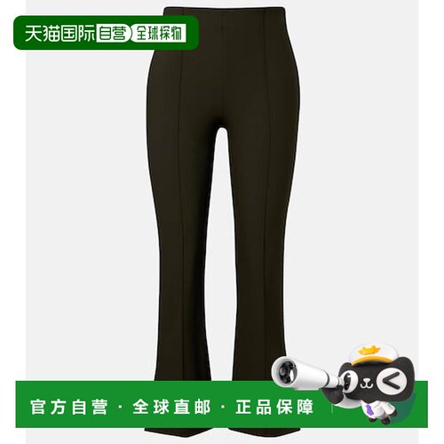 香港直邮VINCE 女士 短款喇叭长裤 green绿色 舒适时尚
