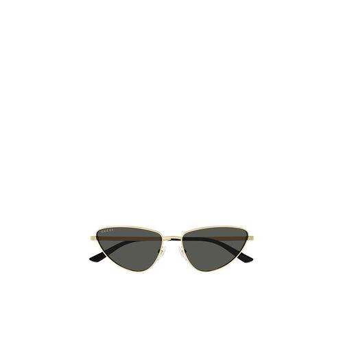 GUCCI 女士太阳镜 GG1879S001 SS2025 黑色 猫眼框太阳镜