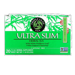 香港直发Triple Leaf Tea草本茶含白桑叶无咖啡萃取20包茶包茶叶