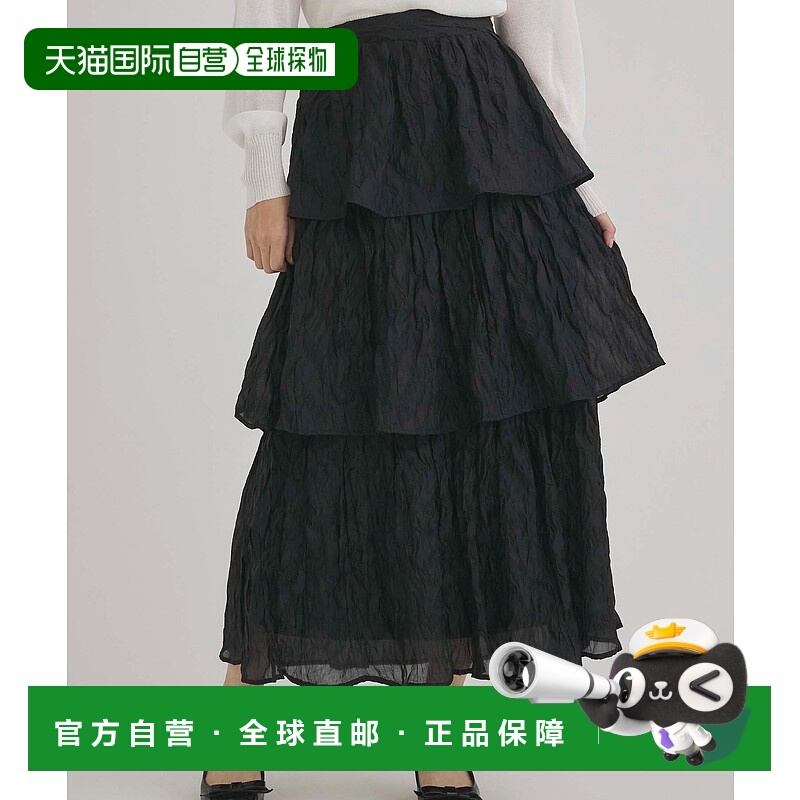 1h可退 日本直邮fifth 女士拉毛闪光层叠裙 ES25S0101