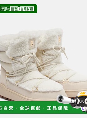 1h可退 香港直邮潮奢 bogner 博格纳 女士 Chamonix 皮毛饰边绒面