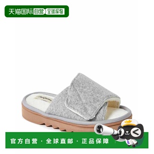 自营Dearfoams Women's Norma Wool Adjustable Slide House Shoe