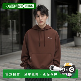 1h可退 日本直邮POLeR 男士BORING刺绣连帽卫衣 街头风格 253MCV0