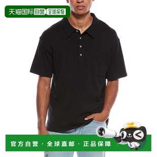 美国奥莱直发 黑色 自营frame denimFRAME牛仔双折翻领衬衫