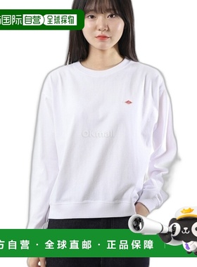 韩国直邮DANTON 长袖运动 T 恤 (DTC0203-TCB-白色)卫衣