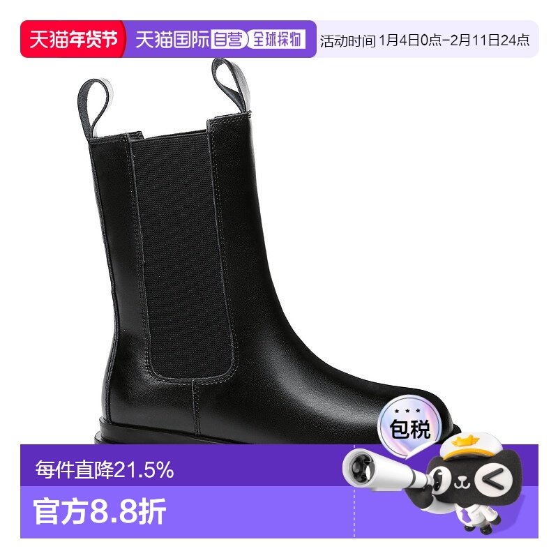 澳大利亚直邮tarramarra羊毛长款烟筒靴橡胶底黑色靴子牛皮鞋面,女鞋,时装靴,淘宝优惠券,粉丝福利购,淘宝优惠卷