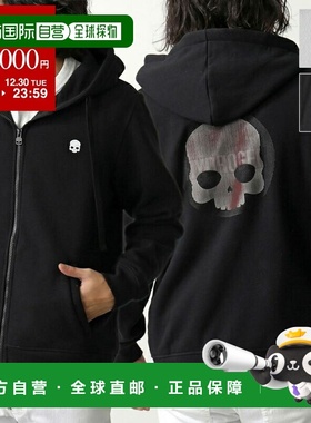 日本直邮HYDROGEN 男士立体全拉链连帽衫 (MZ0005) - 带抓绒内衬