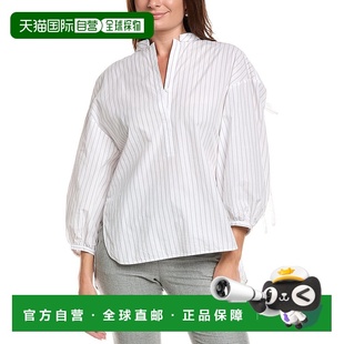 自营peserico佩塞里科按钮衬衫 - 白色 美国奥莱直发泡泡袖