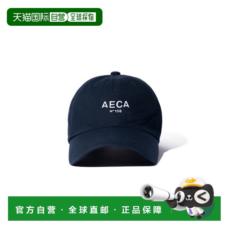 韩国直邮AECA WHITE 男士帽子AWEMSSBAACAST004C6LB AECA LOGO CA