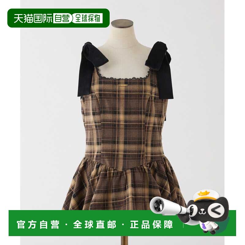 日本直邮NICE CLAUP 女装 蝴蝶结蕾丝泡泡下摆吊【付后1h可退】