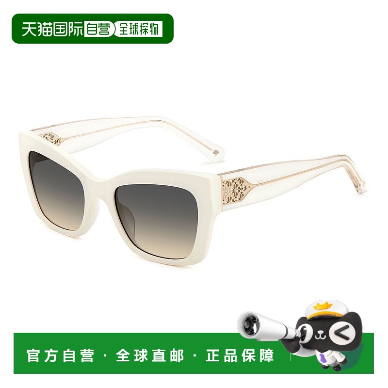 自营 Kate Spade 醋酸纤维女士太阳镜 - 白色 美国奥莱直发