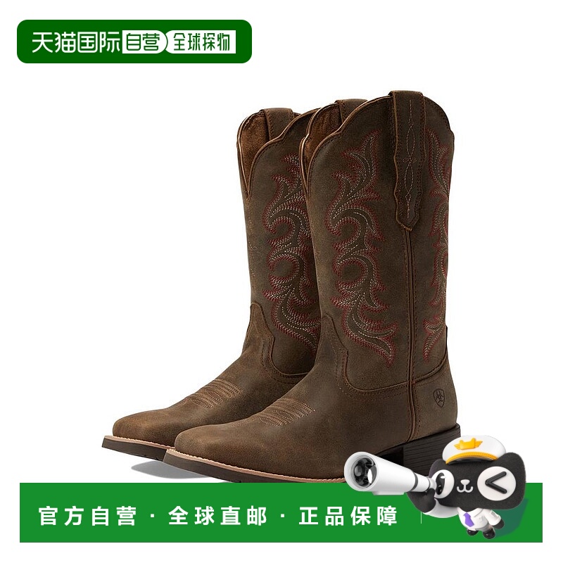 1h可退 【美国直邮】Ariat|Hybrid Rancher 弹力西部靴