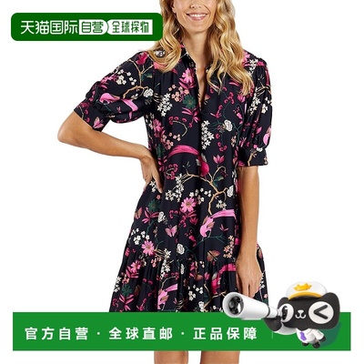 自营 Jude Connally Tierney摇摆连衣裙-黑色 美国奥莱直发