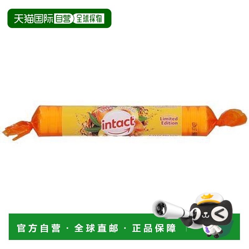 欧洲直邮德国药房intact固体葡萄糖粒40g冰茶桃味低血糖恢复补能