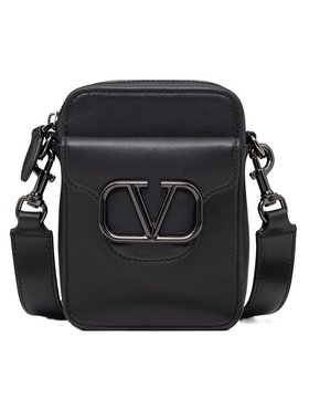 VALENTINO 男士斜挎包 3Y2B0C15VTQ0NO CO 黑色 徽标单肩包