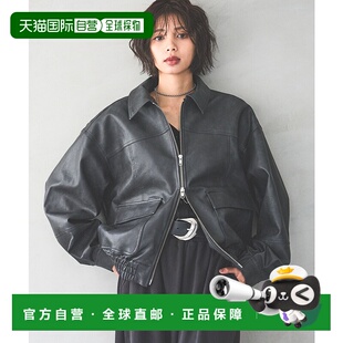 1h可退 日本直邮PAGEBOY 女装 复古宽松夹克 长袖双口袋 两色可选