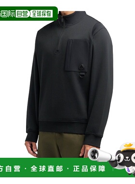 香港直邮MOOSE KNUCKLES 男士卫衣 M35MS613292 AW2025 黑色