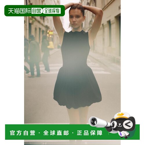 日本直邮Zara气球效果短连衣裙吊带