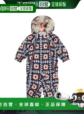 1h可退 香港直邮Molo 婴儿 Pyxis 皮草儿童风雪服童装 colorful花